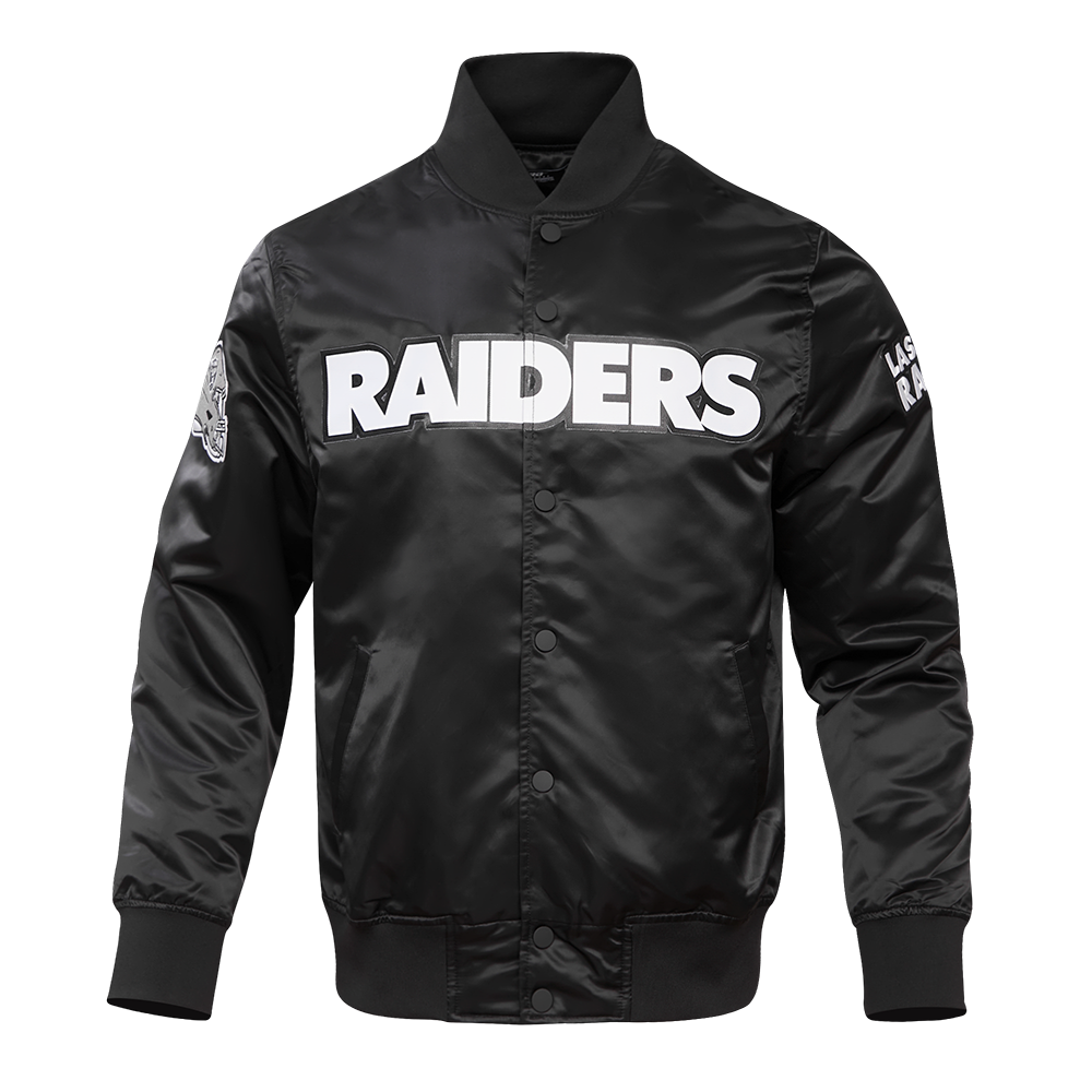 CHAMARRA DE SATÉN NFL LAS VEGAS RAIDERS CLASSIC SATIN