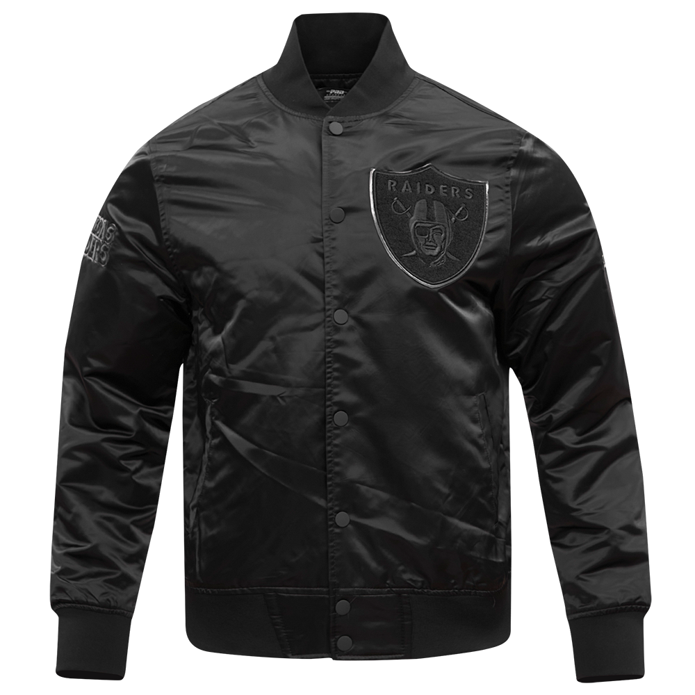CHAMARRA DE SATÍN NFL LAS VEGAS RAIDERS CLASSIC 3BK