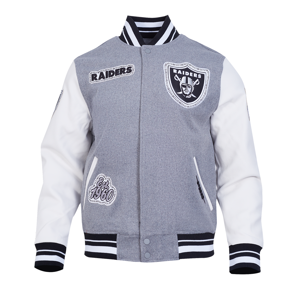CHAMARRA UNIVERSITARIA NFL LAS VEGAS RAIDERS DIY PICK STITCH