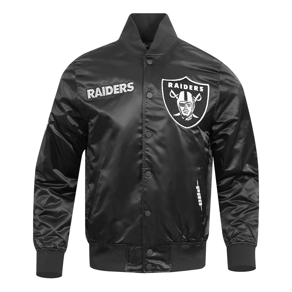 CHAMARRA DE SATÍN NFL LAS VEGAS RAIDERS SOUVENIR