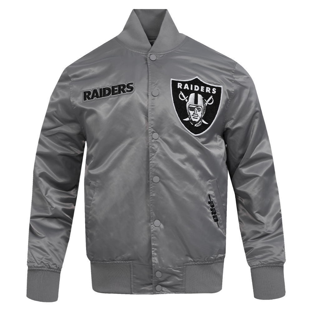 CHAMARRA DE SATÍN NFL LAS VEGAS RAIDERS SOUVENIR