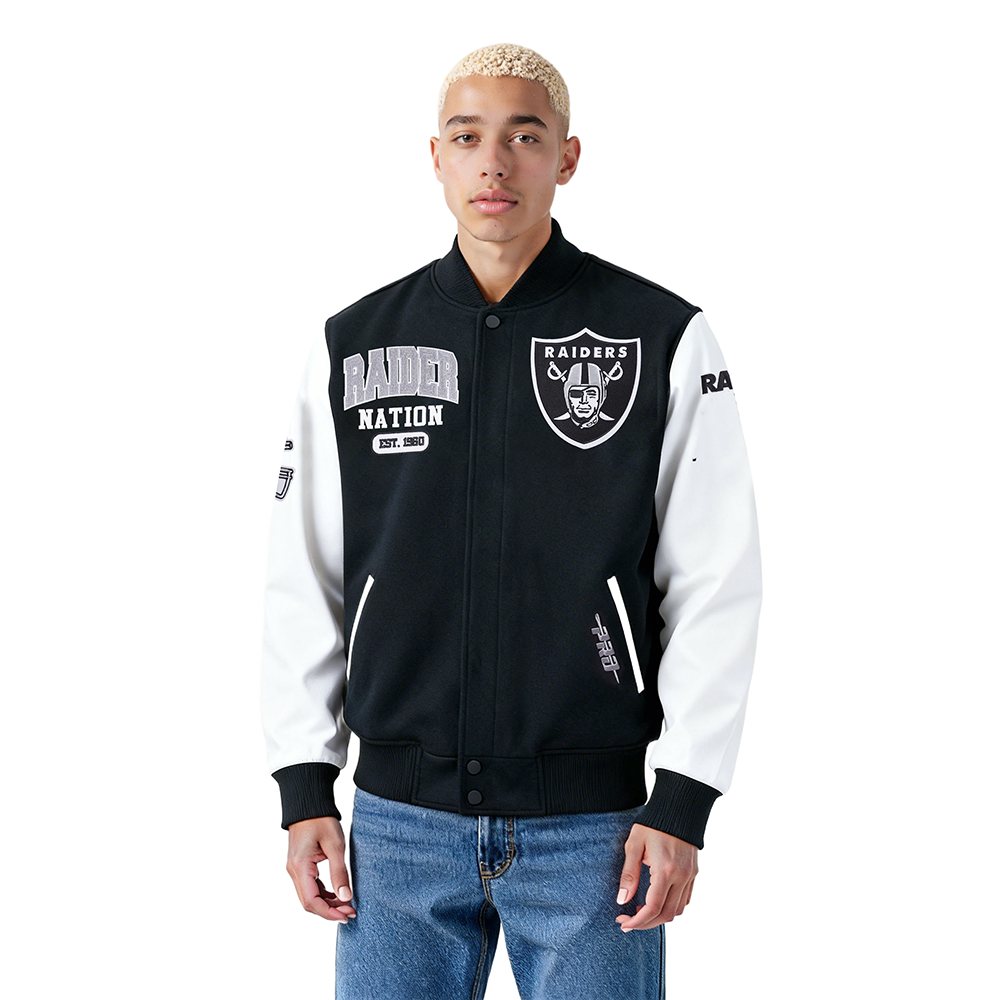 CHAMARRA UNIVERSITARIA NFL LAS VEGAS RAIDERS CITY ARCH