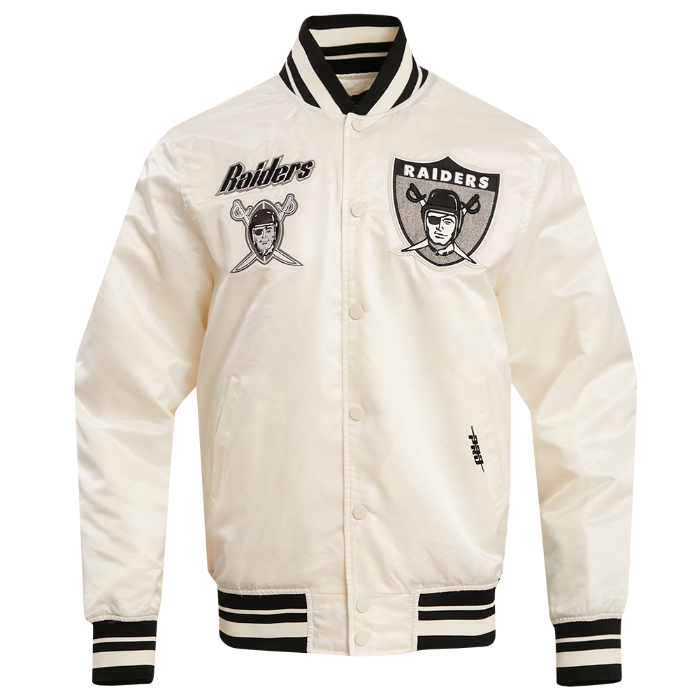 CHAMARRA DE SATÍN NFL LAS VEGAS RAIDERS RETRO CLASSICS