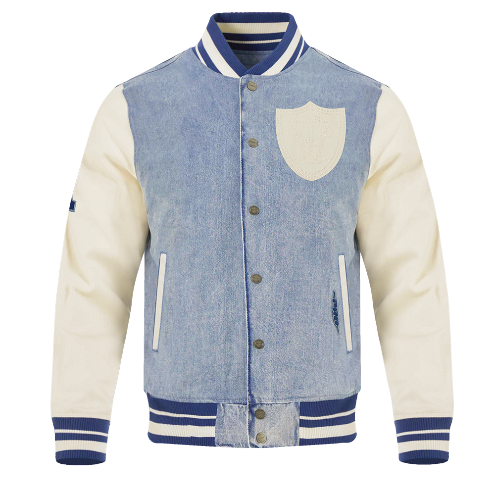 CHAMARRA UNIVERSITARIA NFL LAS VEGAS RAIDERS VARSITY BLUES