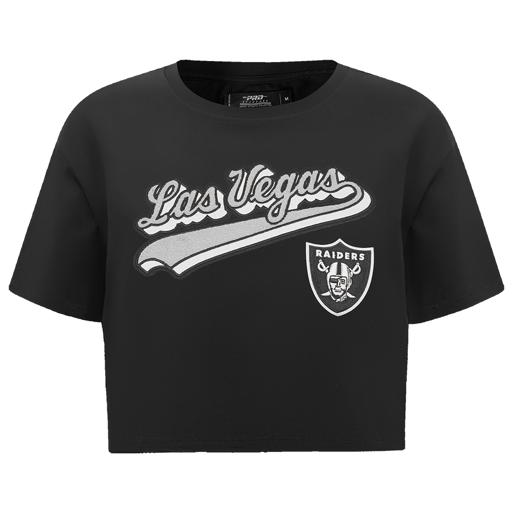 PLAYERA NFL LAS VEGAS RAIDERS SCRIPT TAIL PARA MUJER