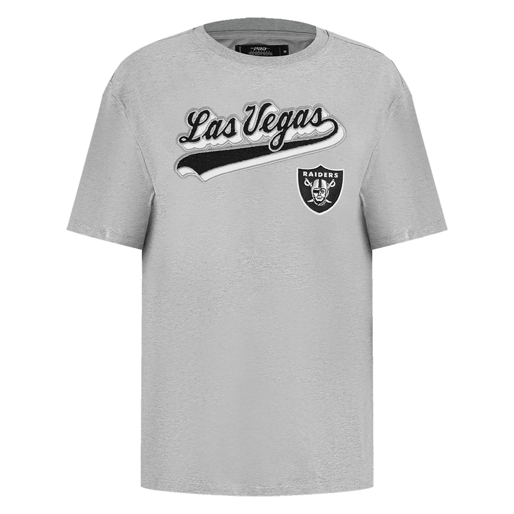PLAYERA BOYFRIEND NFL LAS VEGAS RAIDERS SCRIPT TAIL PARA MUJER