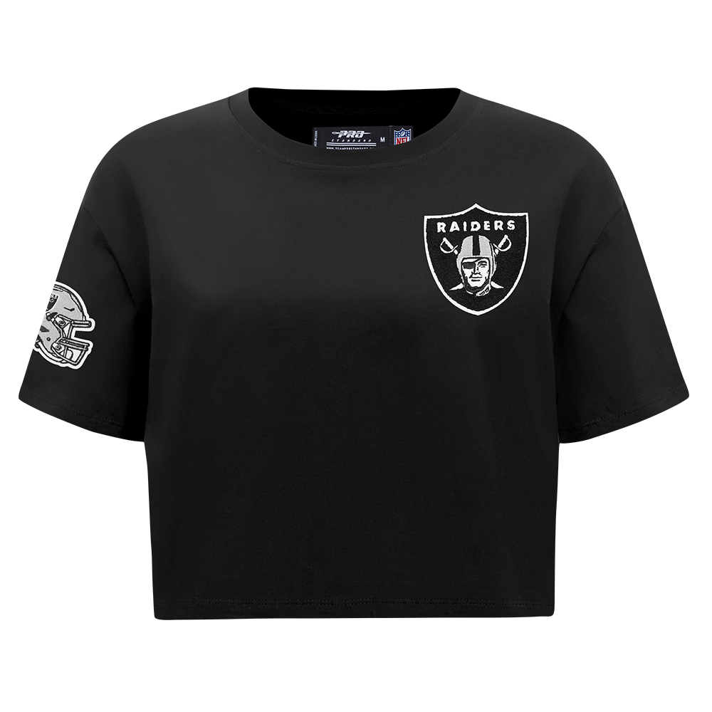 PLAYERA CROP NFL LAS VEGAS RAIDERS MASH UP PARA MUJER