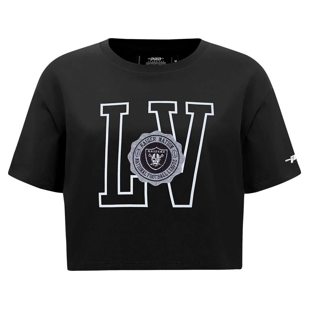 PLAYERA NFL LAS VEGAS RAIDERS CREST EMBLEM PARA MUJER