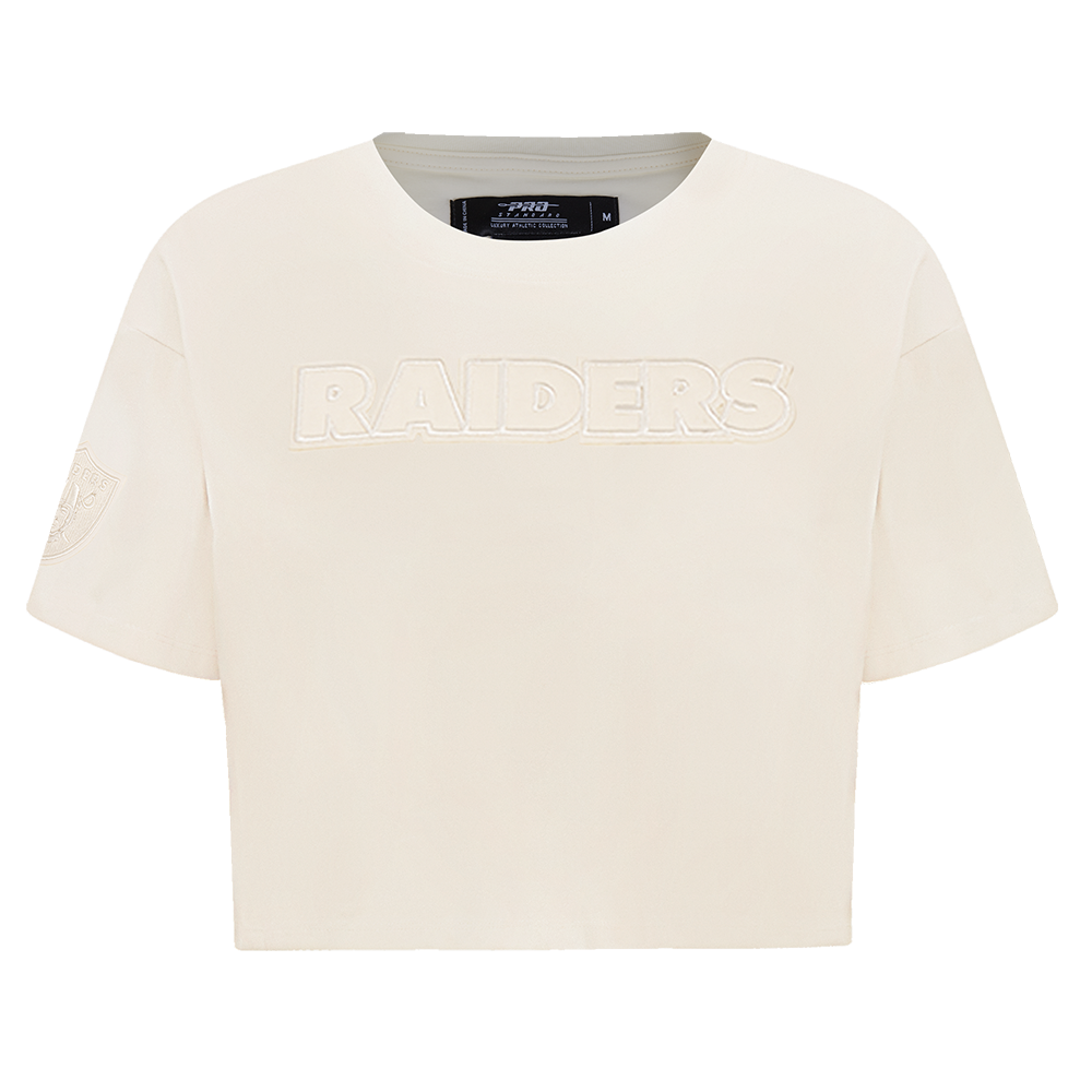 PLAYERA CROP NFL LAS VEGAS RAIDERS NEUTRAL PARA MUJER