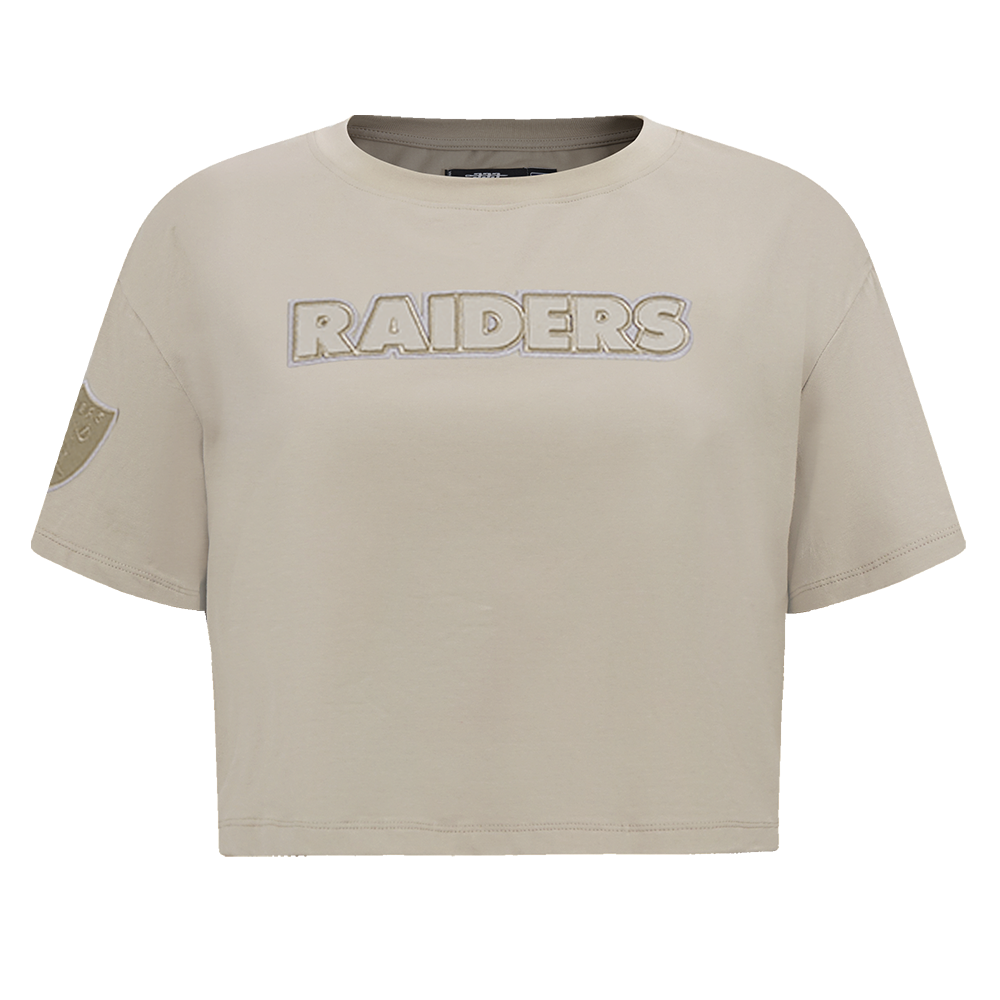 PLAYERA CROP NFL LAS VEGAS RAIDERS NEUTRAL PARA MUJER