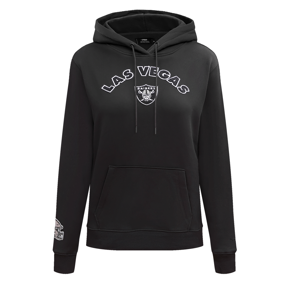 SUDADERA CON GORRO NFL LAS VEGAS RAIDERS CLASSIC ESSENTIALS PARA MUJER