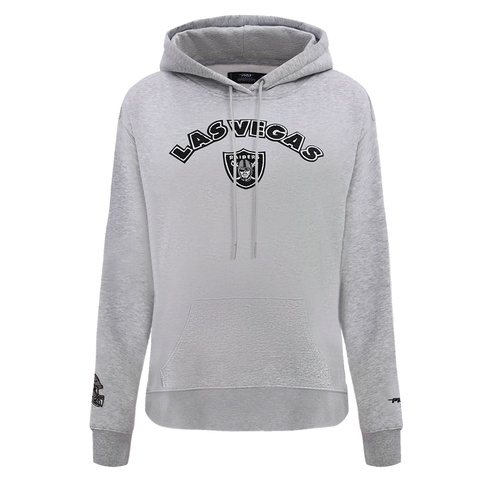 SUDADERA CON GORRO NFL LAS VEGAS RAIDERS CLASSIC ESSENTIALS PARA MUJER
