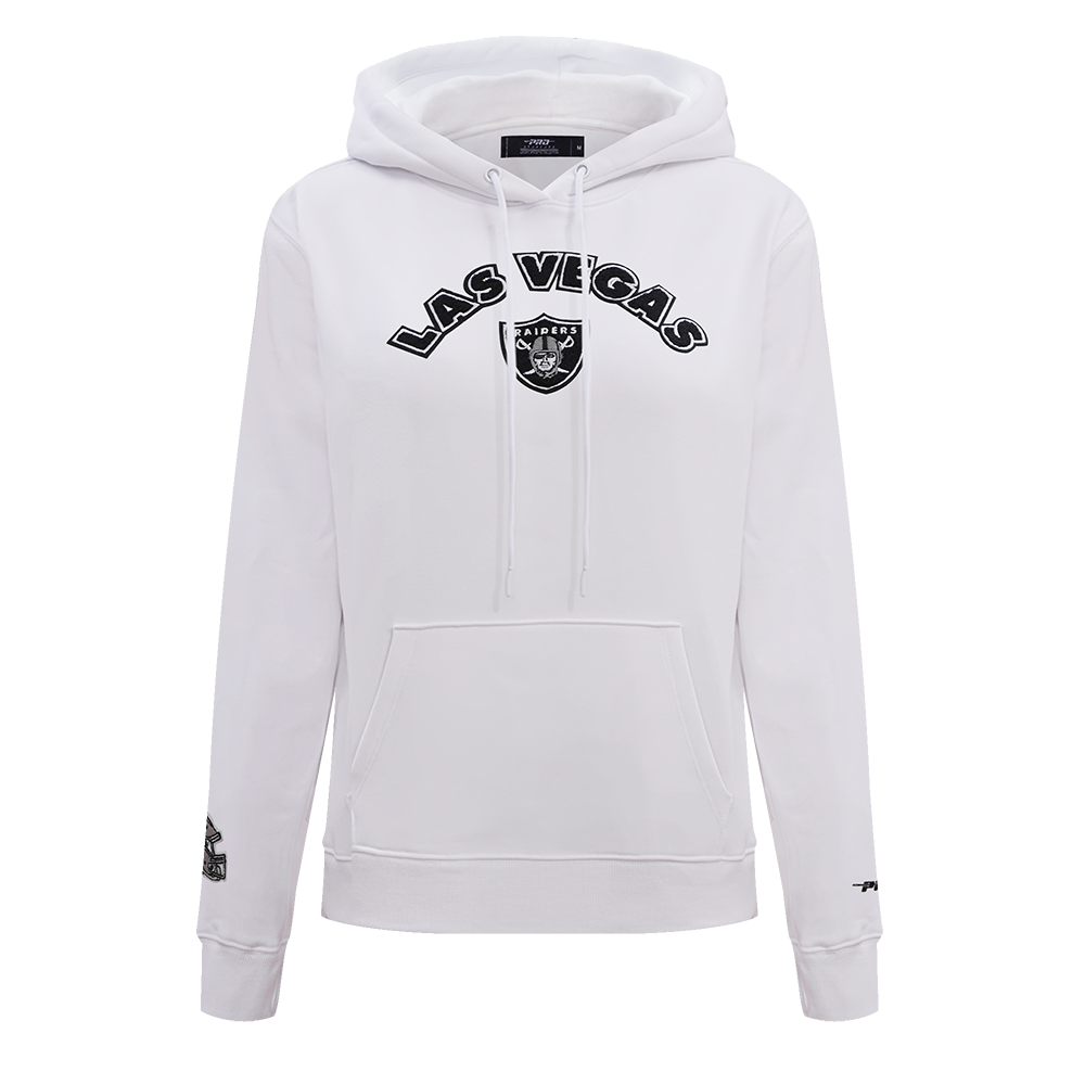 SUDADERA CON GORRO NFL LAS VEGAS RAIDERS CLASSIC ESSENTIALS PARA MUJER