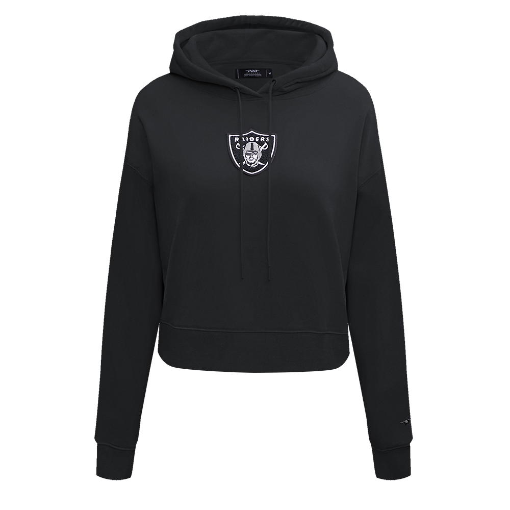 SUDADERA CON GORRO NFL LAS VEGAS RAIDERS CLASSIC ESSENTIALS PARA MUJER