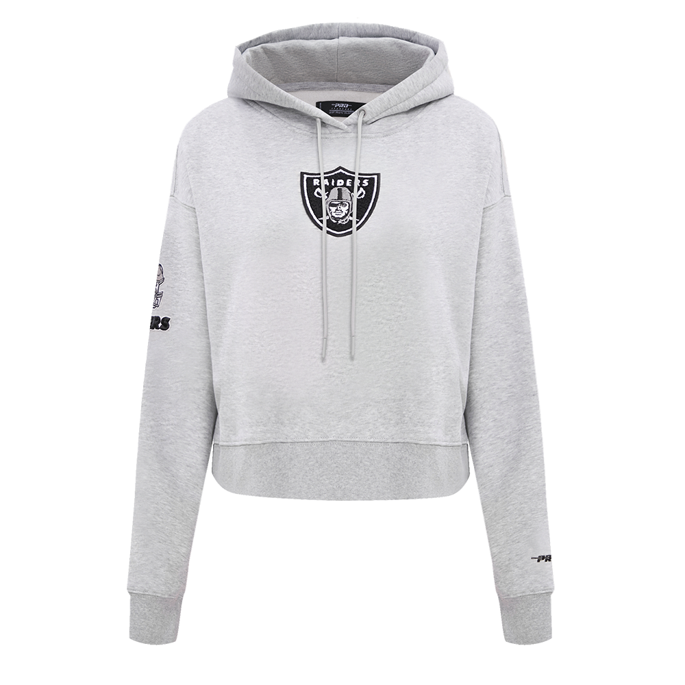 SUDADERA CON GORRO NFL LAS VEGAS RAIDERS CLASSIC ESSENTIALS PARA MUJER