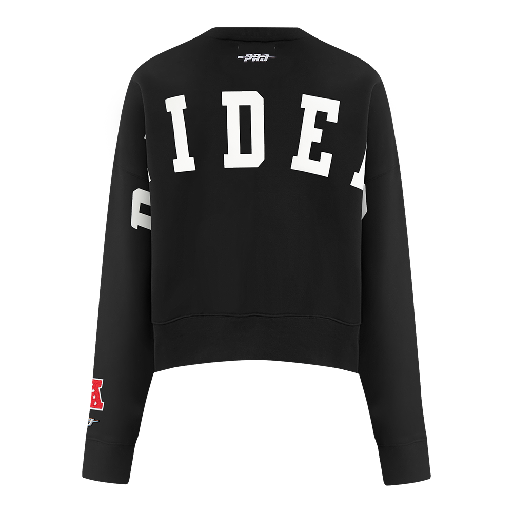 SUDADERA DE CUELLO REDONDO NFL LAS VEGAS RAIDERS WINGSPAN PARA MUJER