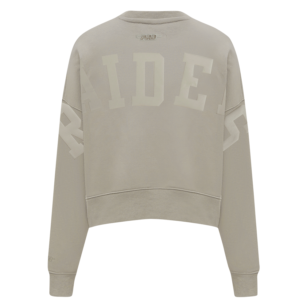 SUDADERA DE CUELLO REDONDO NFL LAS VEGAS RAIDERS WINGSPAN PARA MUJER