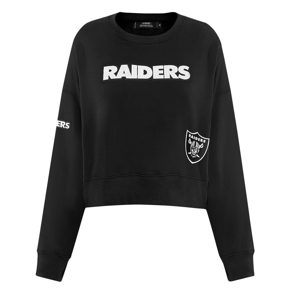 SUDADERA DE CUELLO REDONDO NFL LAS VEGAS RAIDERS GAME DAY CLASSICS PARA MUJER