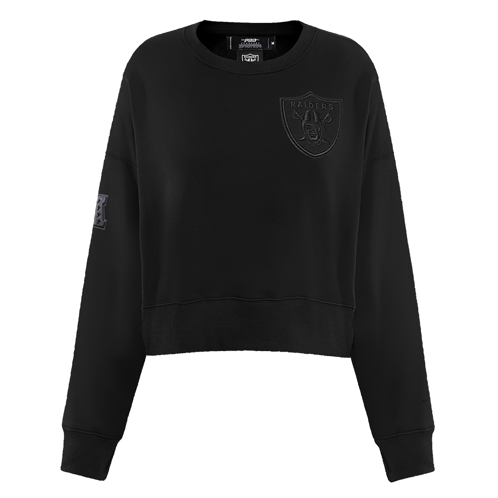 SUDADERA DE CUELLO REDONDO NFL LAS VEGAS RAIDERS NEUTRAL PARA MUJER
