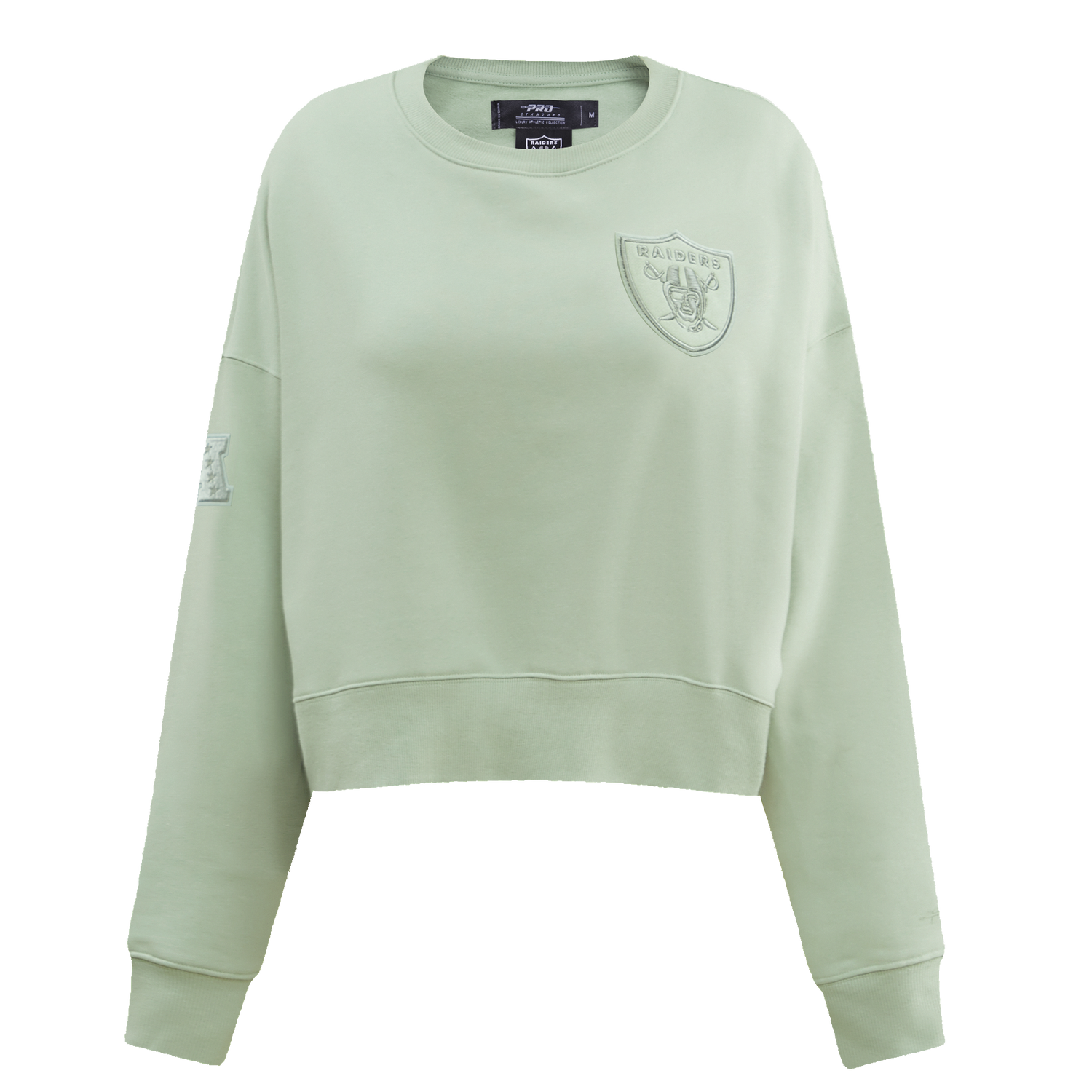 SUDADERA DE CUELLO REDONDO NFL LAS VEGAS RAIDERS NEUTRAL PARA MUJER