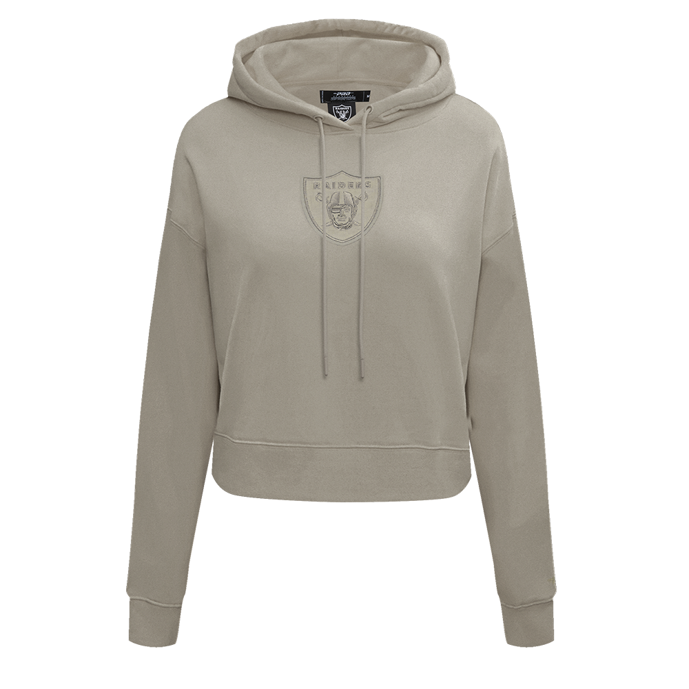 SUDADERA CON GORRO NFL LAS VEGAS RAIDERS NEUTRAL PARA MUJER