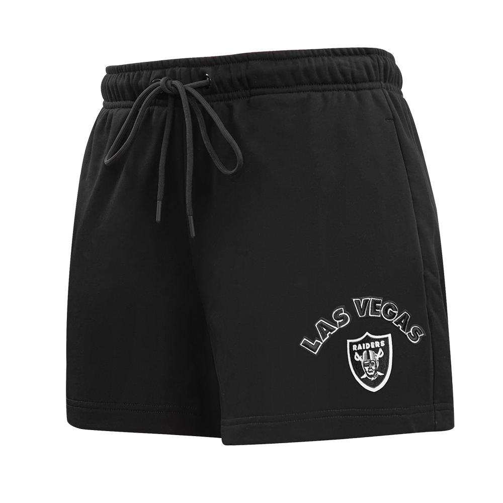SHORTS DE ALGODÓN NFL LAS VEGAS RAIDERS CLASSIC CHENILLE PARA MUJER
