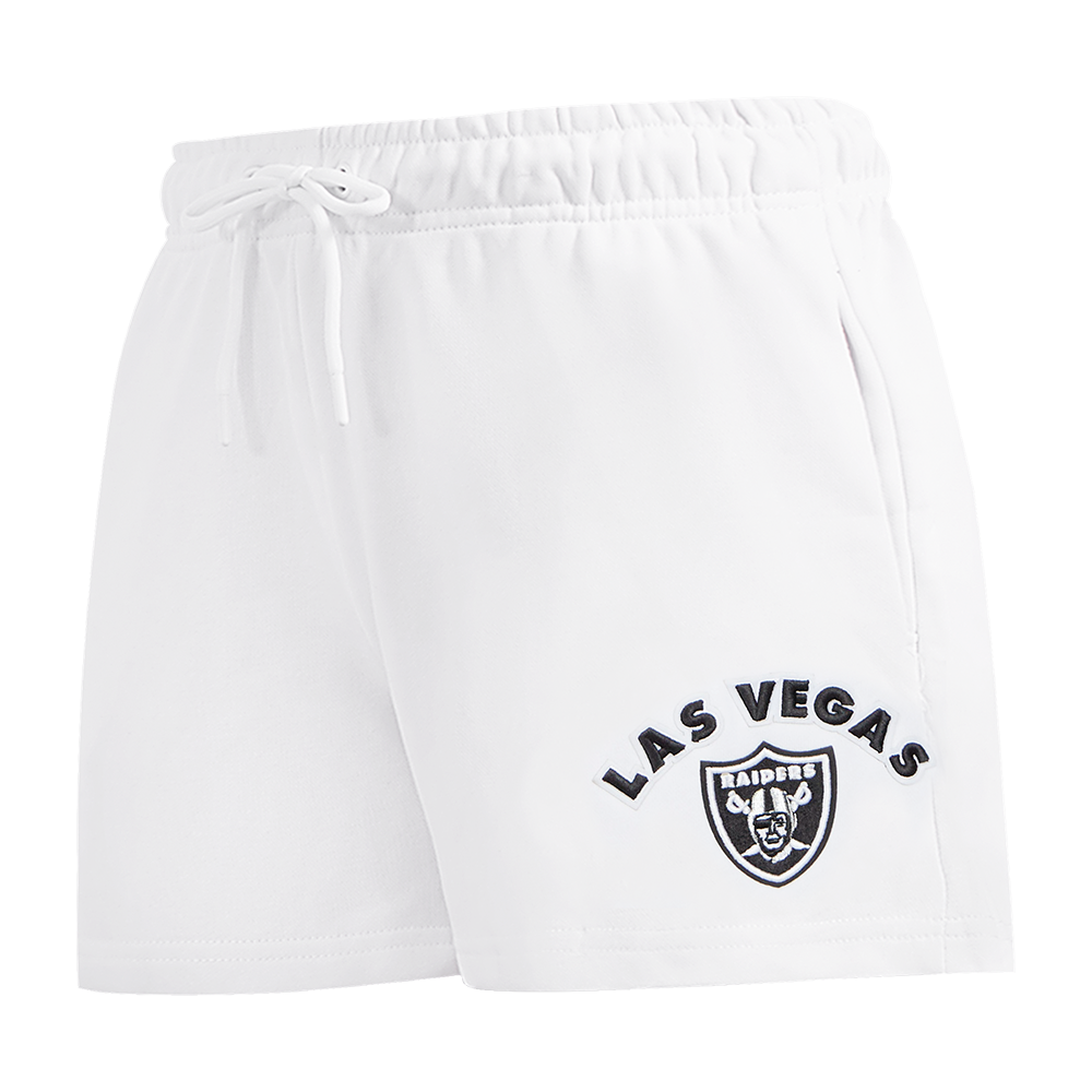 SHORTS DE ALGODÓN NFL LAS VEGAS RAIDERS CLASSIC CHENILLE PARA MUJER