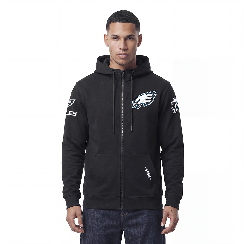 SUDADERA CON CIERRE NFL PHILADELPHIA EAGLES CLASSIC CHENILLE