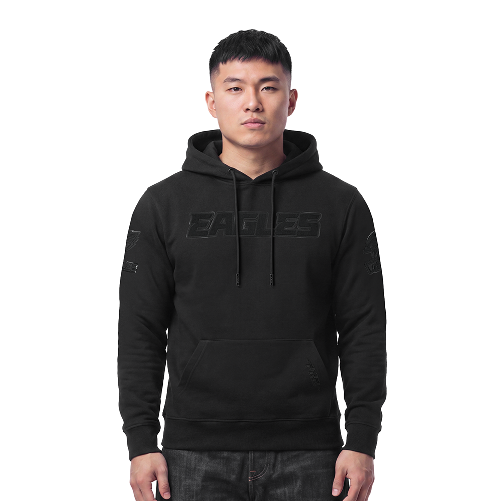 SUDADERA CON GORRO NFL PHILADELPHIA EAGLES TRIPLE BLACK