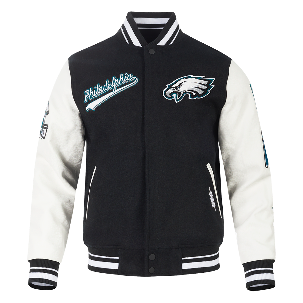 CHAMARRA UNIVERSITARIA NFL PHILADELPHIA EAGLES SCRIPT TAIL
