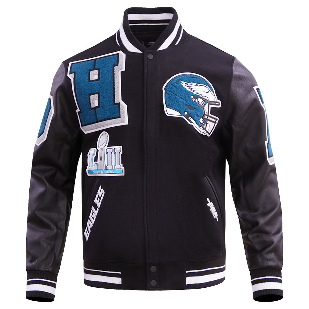 CHAMARRA UNIVERSITARIA NFL PHILADELPHIA EAGLES MASH UP