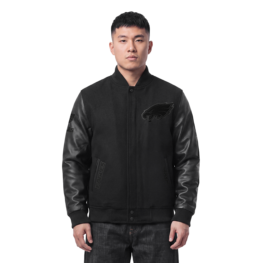 CHAMARRA UNIVERSITARIA NFL PHILADELPHIA EAGLES TRIPLE BLACK