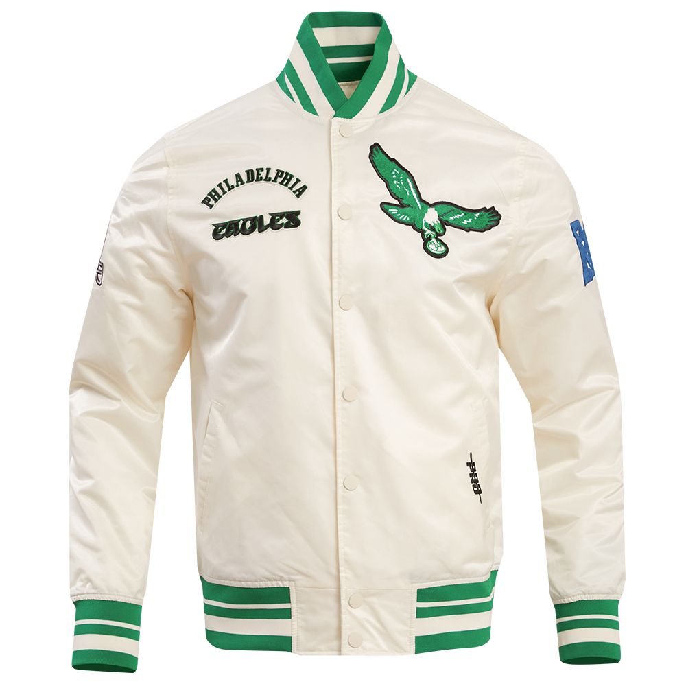 CHAMARRA DE SATÍN NFL PHILADELPHIA EAGLES RETRO CLASSICS