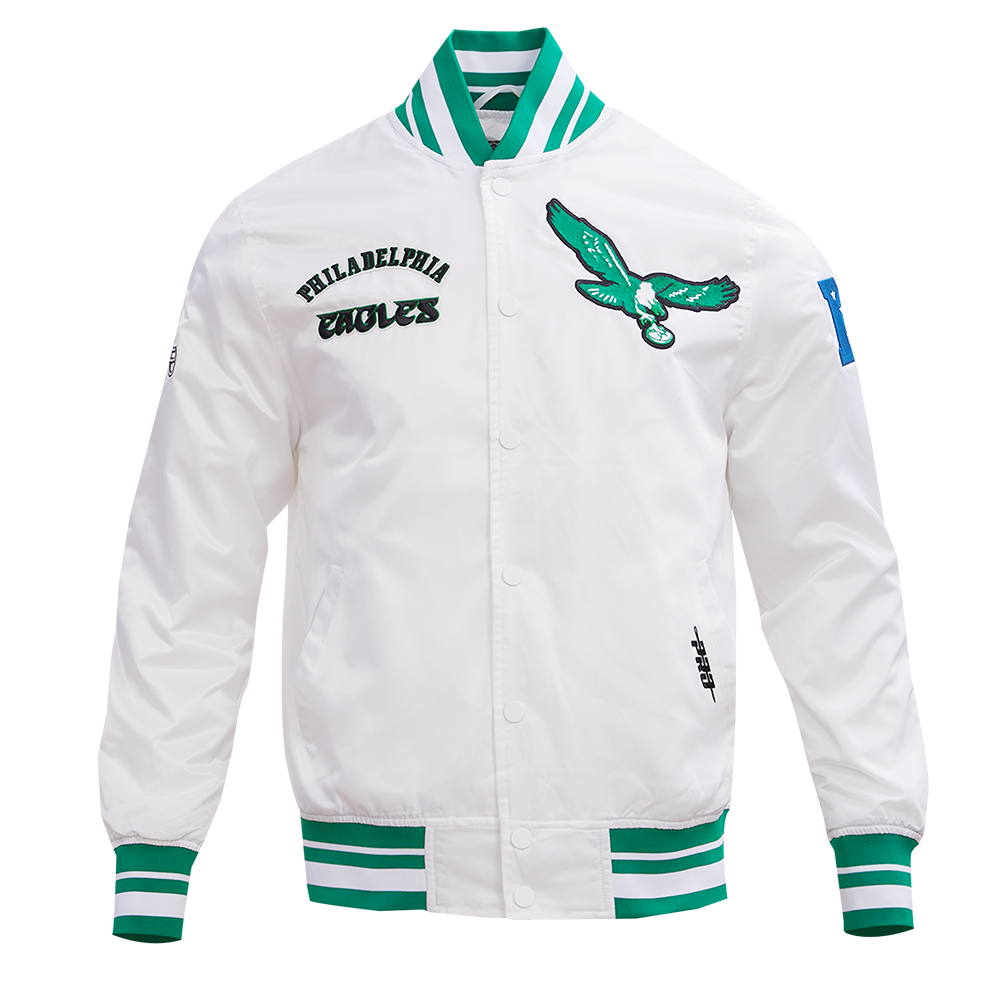 CHAMARRA DE SATÉN NFL PHILADELPHIA EAGLES RETRO CLASSICS