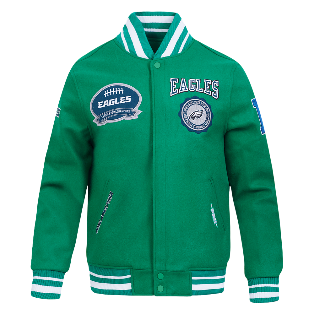 CHAMARRA UNIVERSITARIA NFL PHILADELPHIA EAGLES CREST EMBLEM