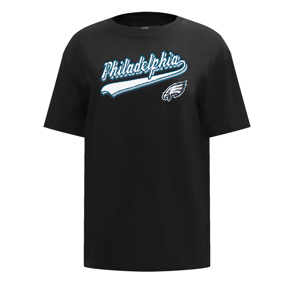 PLAYERA BOYFRIEND NFL PHILADELPHIA EAGLES SCRIPT TAIL PARA MUJER