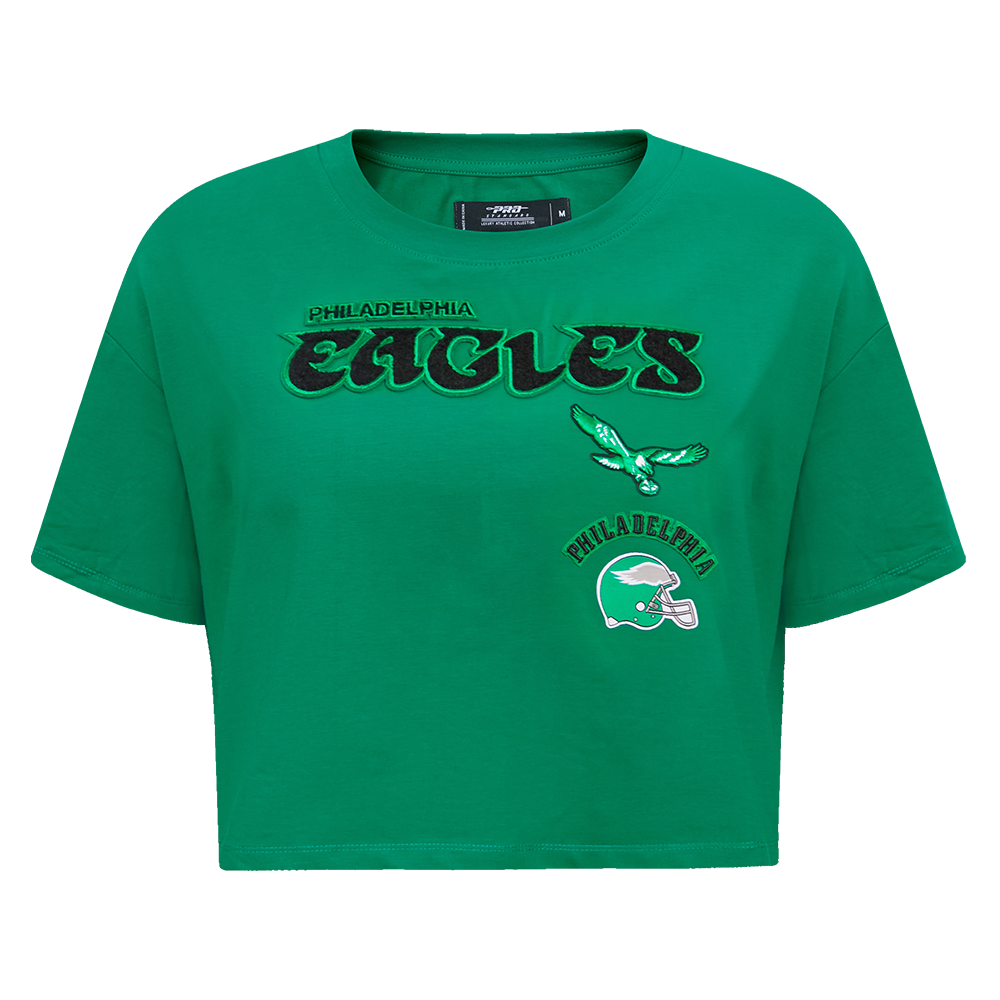 PLAYERA CROP NFL PHILADELPHIA EAGLES RETRO CLASSICS PARA MUJER