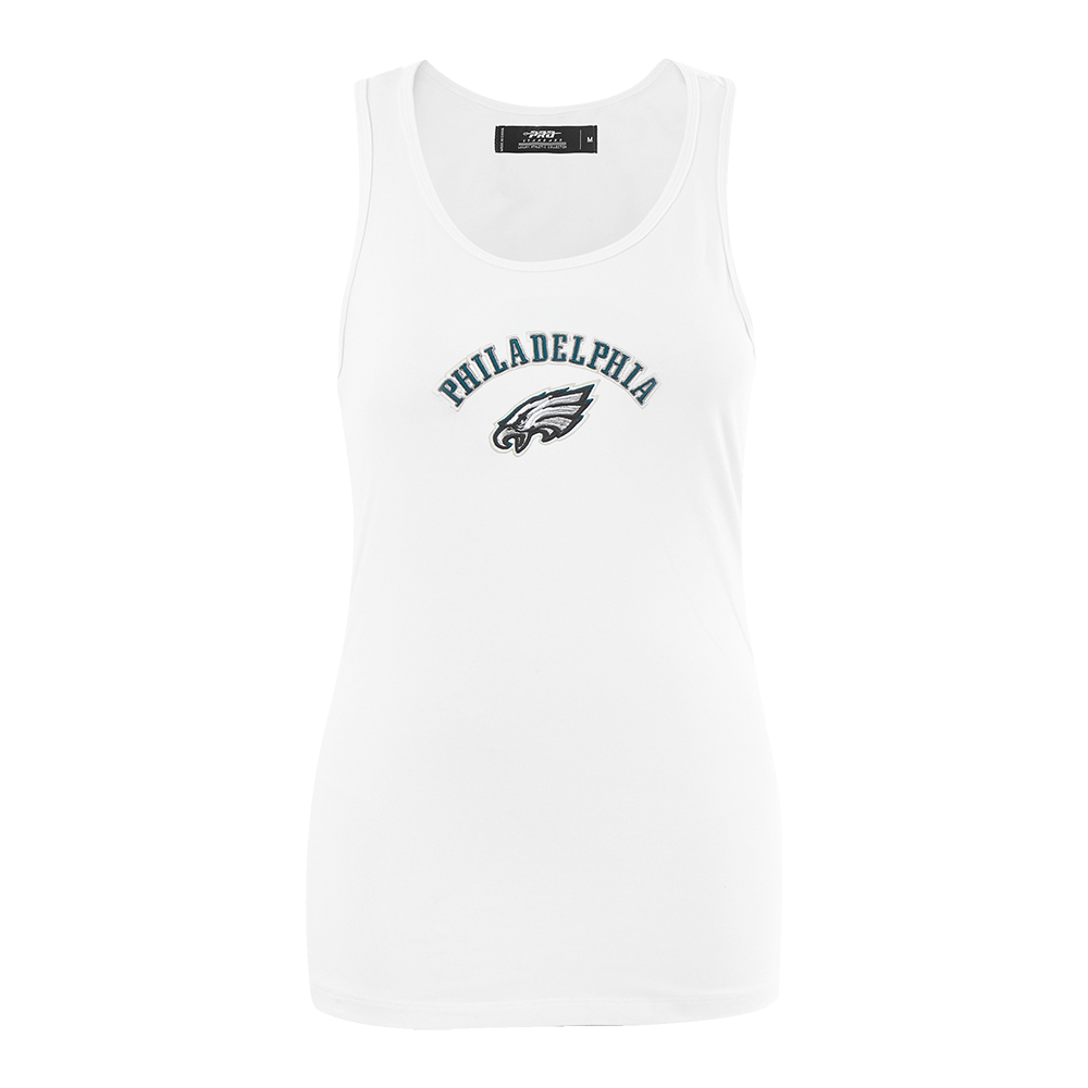 PLAYERA DE TIRANTES DE CORTE RELAJADO NFL PHILADELPHIA EAGLES CLASSIC CHENILLE PARA MUJER