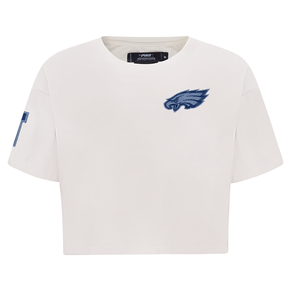 PLAYERA CROP NFL PHILADELPHIA EAGLES VARSITY BLUES PARA MUJER