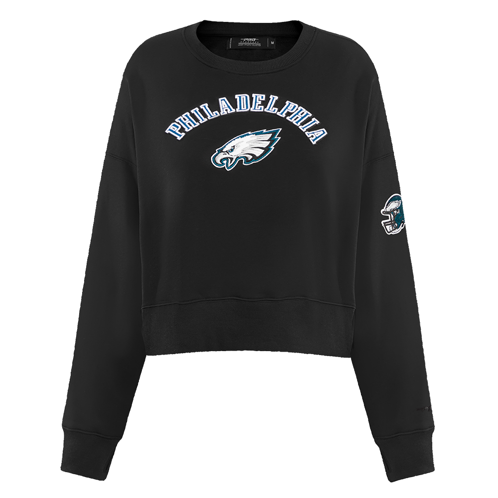 SUDADERA DE CUELLO REDONDO NFL PHILADELPHIA EAGLES CLASSIC ESSENTIALS PARA MUJER