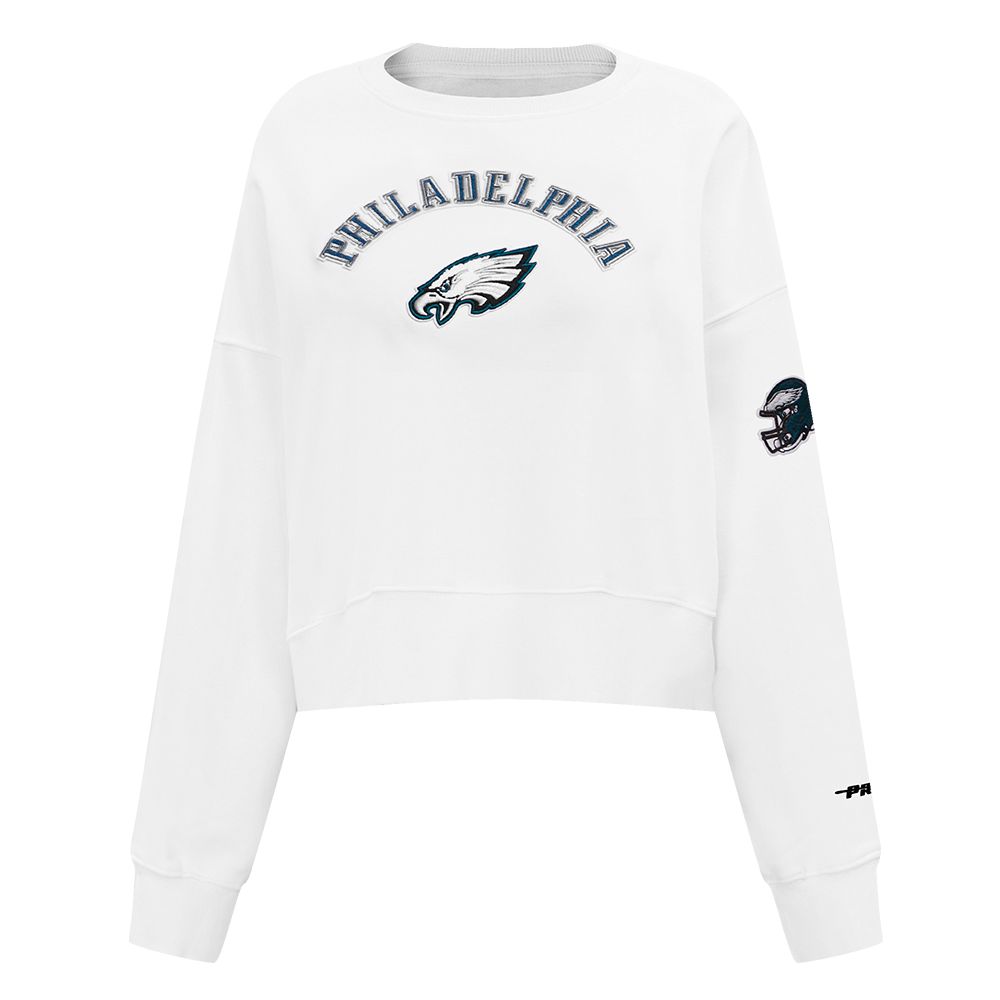 SUDADERA DE CUELLO REDONDO NFL PHILADELPHIA EAGLES CLASSIC ESSENTIALS PARA MUJER