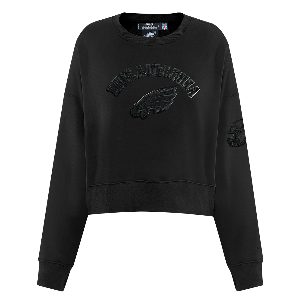 SUDADERA DE CUELLO REDONDO NFL PHILADELPHIA EAGLES CLASSIC 3BK PARA MUJER