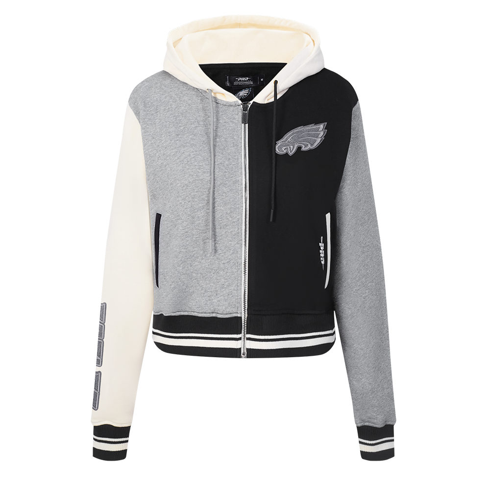 SUDADERA CON CIERRE NFL PHILADELPHIA EAGLES REVERSE FRENCH TERRY PARA MUJER