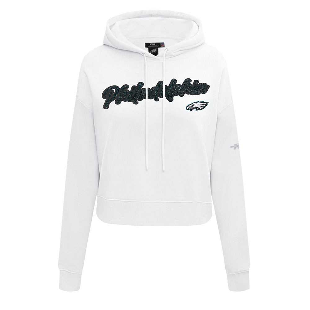 SUDADERA CON GORRO NFL PHILADELPHIA EAGLES TEAM CRYSTALLINE PARA MUJER