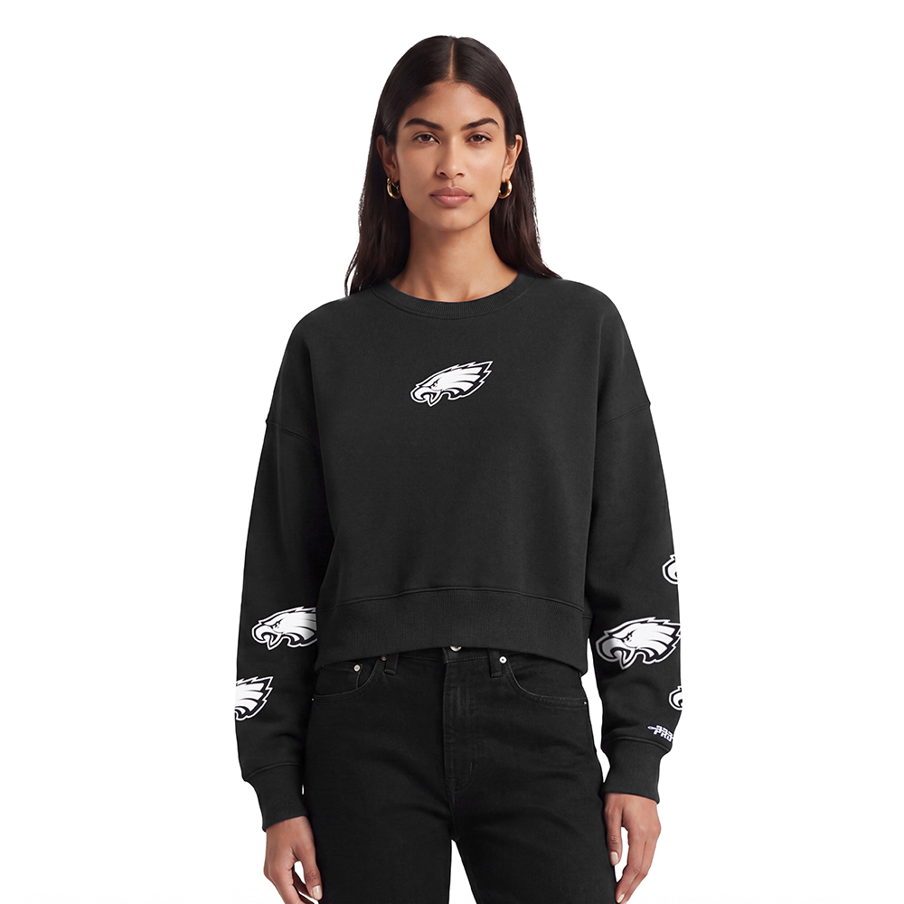 SUDADERA DE CUELLO REDONDO NFL PHILADELPHIA EAGLES ALL PRO PARA MUJER