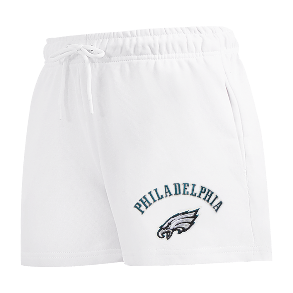 SHORTS DE ALGODÓN NFL PHILADELPHIA EAGLES CLASSIC CHENILLE PARA MUJER