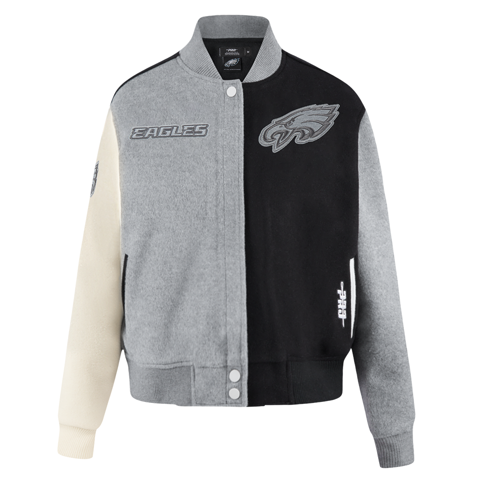 CHAMARRA UNIVERSITARIA NFL PHILADELPHIA EAGLES REVERSE FRENCH TERRY PARA MUJER