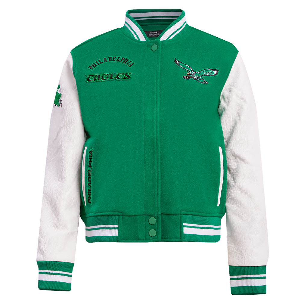 CHAMARRA UNIVERSITARIA NFL PHILADELPHIA EAGLES RETRO CLASSICS PARA MUJER