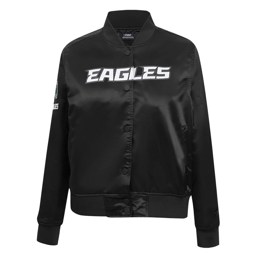 CHAMARRA DE SATÍN NFL PHILADELPHIA EAGLES CLASSIC ESSENTIALS PARA MUJER