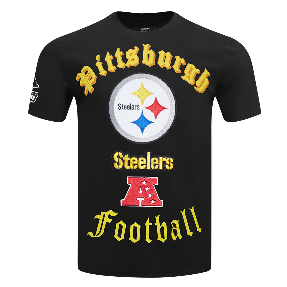 PLAYERA NFL PITTSBURGH STEELERS OLD ENGLISH